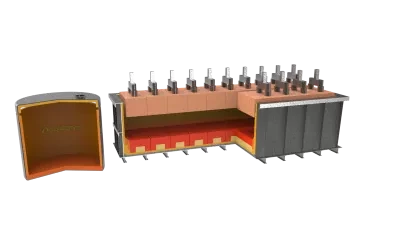Potcells With Metal Transfer Ladle